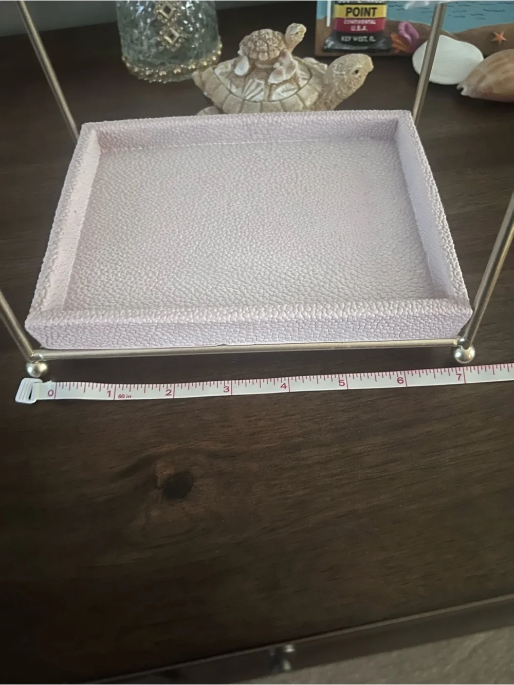 Shabby Chic Pink Jewelry Stand NWT